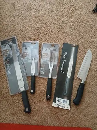 Mercer Knives and Black Diamond Knives