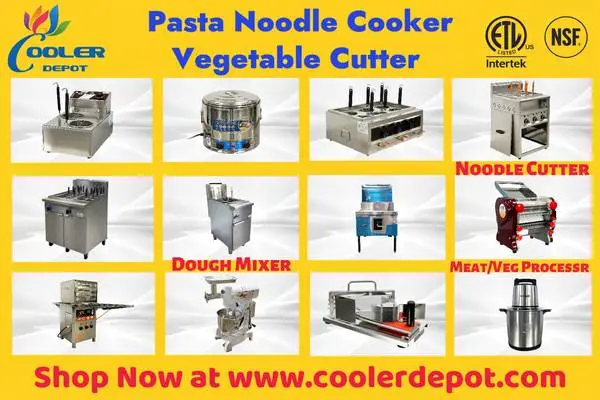 Pasta Noodle Noodle Cooker Range Cutter + Food Vegetable Prep Equipme