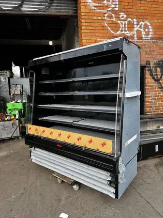 6 ft open Case refrigerator garb and go new /restaurant Equipment