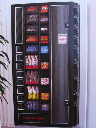 SNACK -CANDY-CHIPS VENDING MACHINE-priced for quick sale