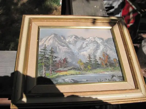 Vintage Landscape Oil Painting