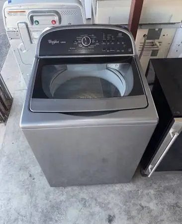 Gray Whirlpool Washer