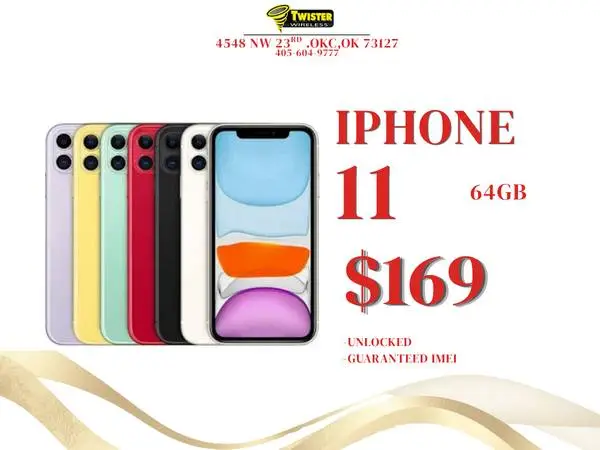 iPhone 11 64GB - Unlocked - Twister Wireless OKC
