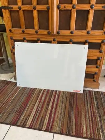 New Vevor Magnetic Dry Erase Glass Whiteboard.