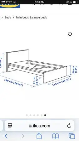 IKEA bed