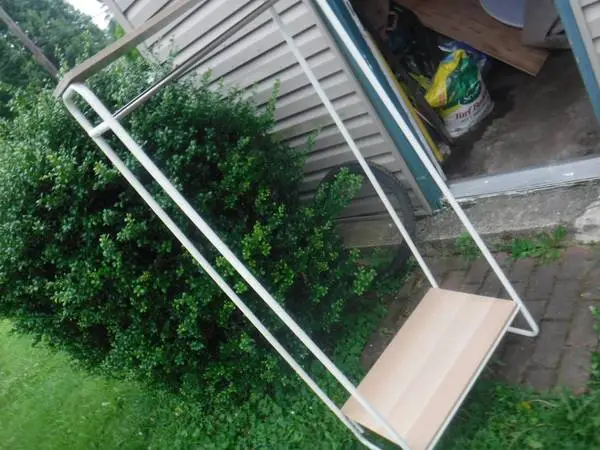 Coat Rack with Bottom Shoe Storage Shelf and Top Shelf