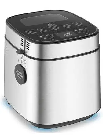 ☆ 2.5LB Bread Maker with Built-in Electronic Scale, 25-in-1 Bread Mach