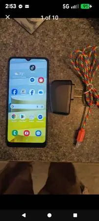 Samsung a03s boost Mobile cell phone like new