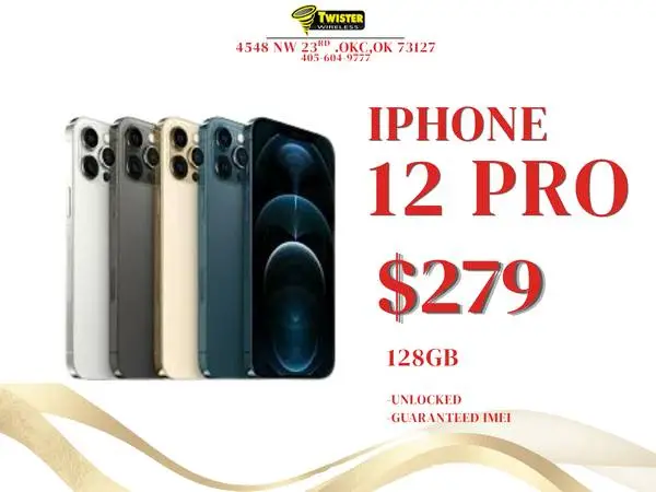 iPhone 12 Pro 128GB - Unlocked - Twister Wireless OKC