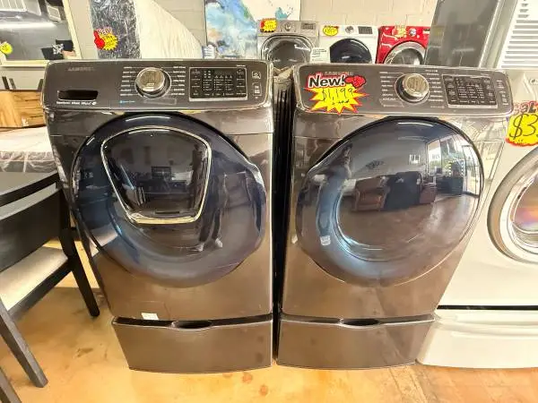 Used Samsung Black Tall LG Washer and Dryer