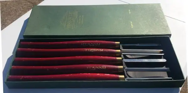 Pinnacle hard speed steel wood turning tools,  5 pcs