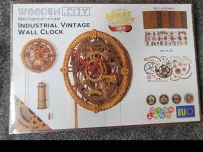 Wooden Clock Puzzle
