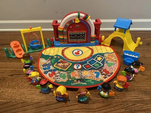 ♥ ♥ ♥ LITTLE PEOPLE TIME TO LEARN PRESCHOOL w/ LITTLE PEOPLE COMPLETE!