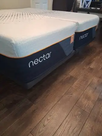 KING/SPLIT KING Nectar ultra hybrid adjustable bed and mattr