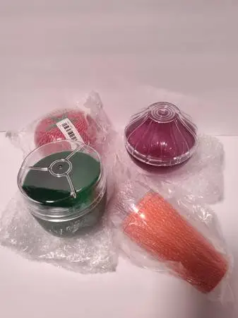 4- NEW VEGGIE SAVER CONTAINERS ALL FOR 10.00