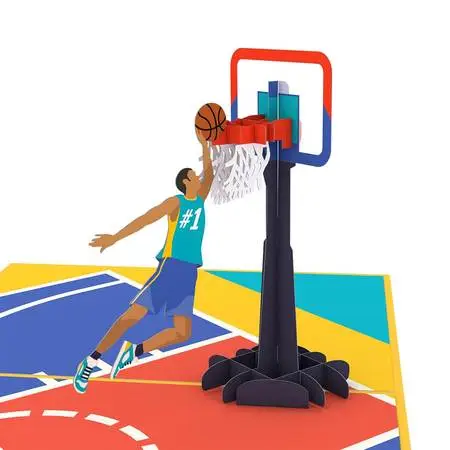 Lovepop --- DADS SLAM DUNK --- Pop Up Card