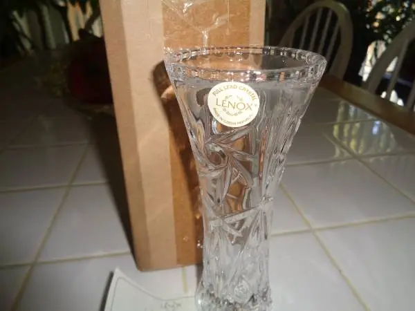Lenox Lead Crystal Bud Vase
