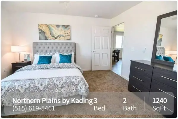 Enough living space for all your needs. 3 bed, 2 bath. Check us out!