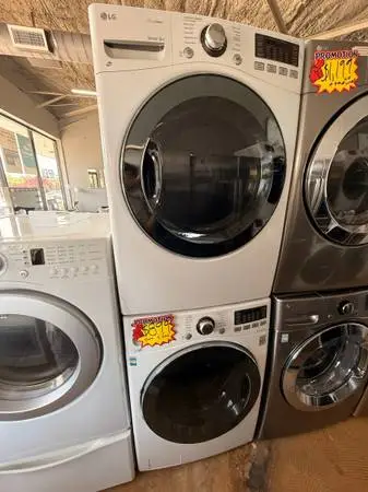 Used White LG Washer and Dryer