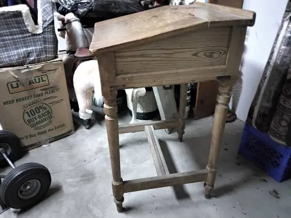 Antique Teachers Study Desk, In Good Condition, Weve Owned it for 30Years