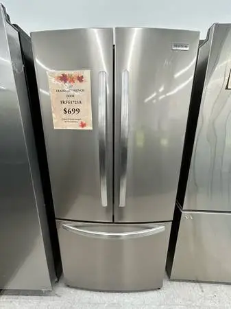 31.5” French Door Frigidaire Fridge ❄️