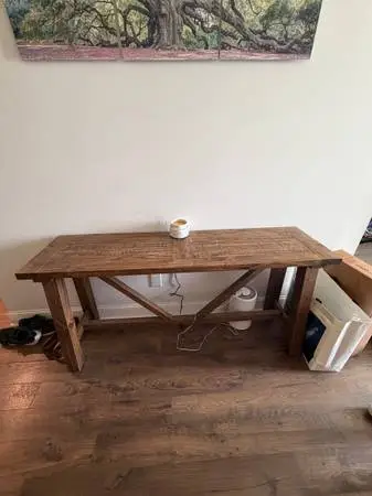 Nadeau Wood entry table