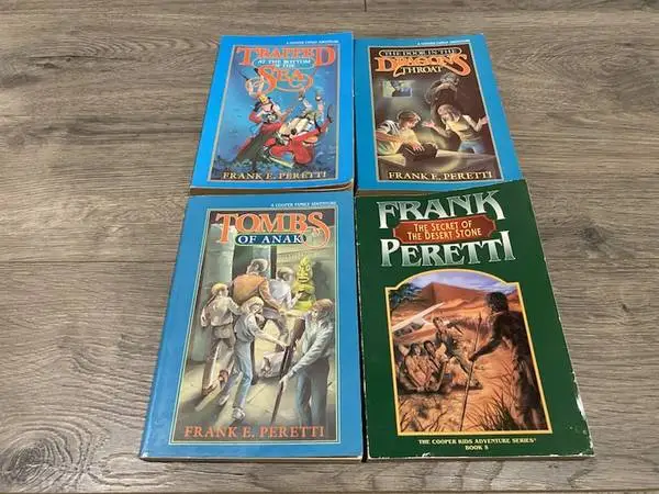 THE COOPER FAMILY ADVENTURE SERIES By Frank E Peretti  4 Paperbacks