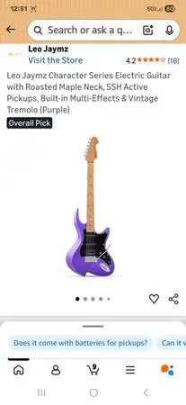 Leo jaymz electrc guitar