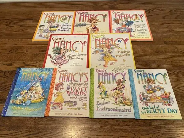 FANCY NANCY  by Jane O’Connor  9 HARDCOVER BOOKS Excellent Condition