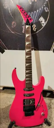 Upgraded JACKSON DK3XR NEON PINK