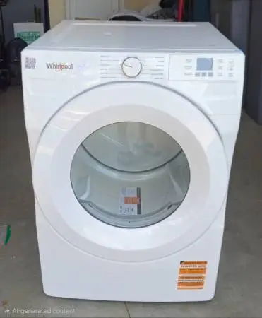 Brand new!! Whirlpool Gas Dryser with wrinkle guard and Eco Boost