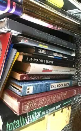 Rare books-Beatles,guitar,drums, and music books - $60 (Ashland)