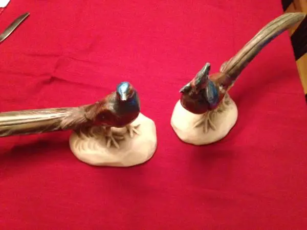 Pheasant figurines