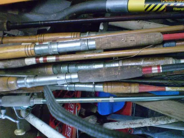 16 vintage from 60s 70s 80s Fishing Rods poles