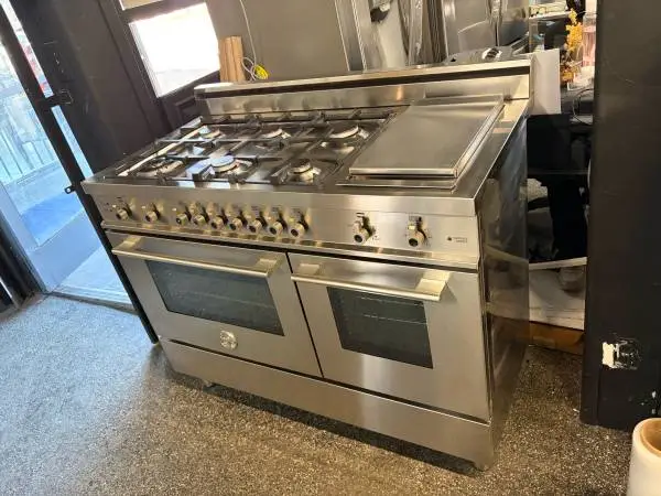 Stainless Steel Bertazzoni Stove 48 Inch