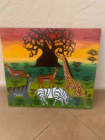 Tinga Tinga Original Painting From Tanzania