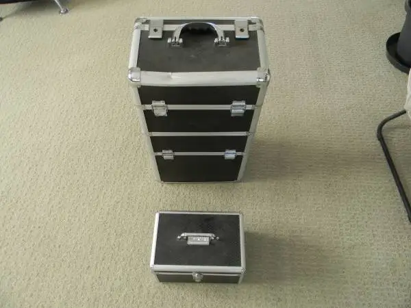 beauty school tools and cosmetics professional cases
