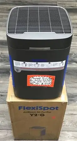 FlexiSpot Y2-G Flowlite Air Purifier H13 Hepa Carbon Filter 3-in-1 Clean Air New
