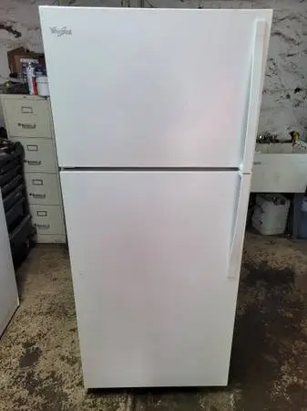 White whirlpool refrigerator