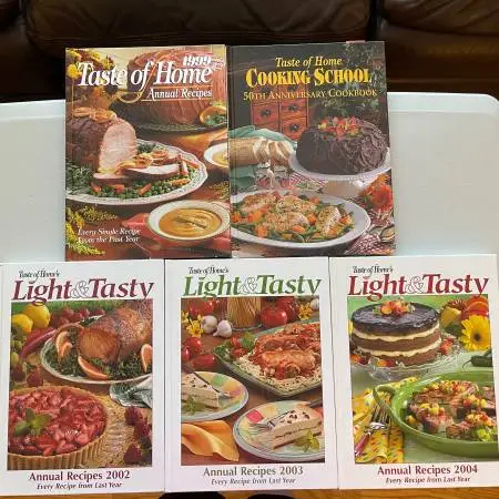 Taste of Home Annual Recipes, Light & Tasty and 50th Anniversary