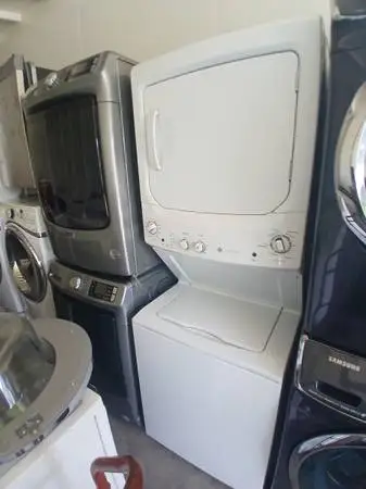 Ge 27 stackable washer and gas dryer