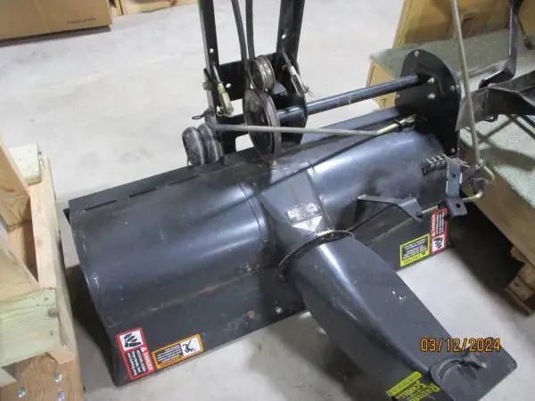 John Deere Snow Blower Attachment    #3861