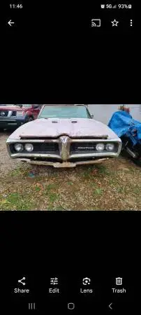 1968 PONTIAC GTO 1 OWNER A REAL PINK CAR