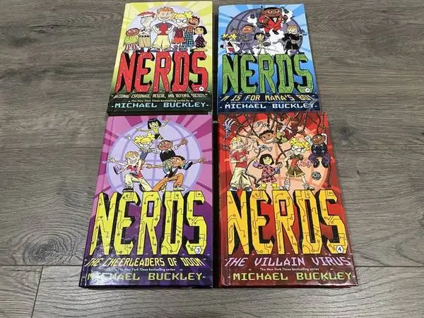 NERDS BY MICHAEL BUCKLEY Books #1, #2 #3 & #4 HARDCOVER & PAPERBACK