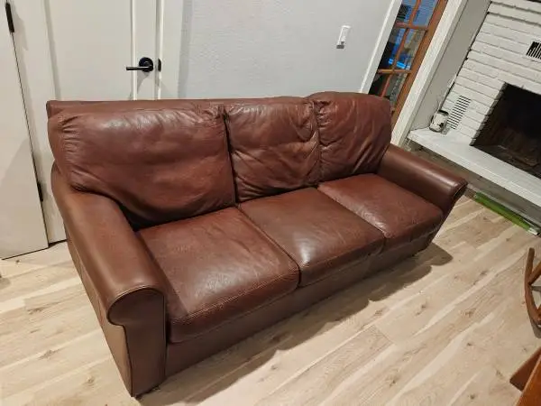 American Leather Sofa Brown