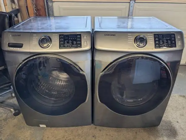 Nice Samsung HE Washer GAS Dryer set. Could DELIVER