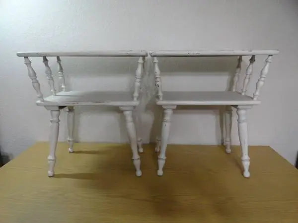 White tables  2 for $40.00