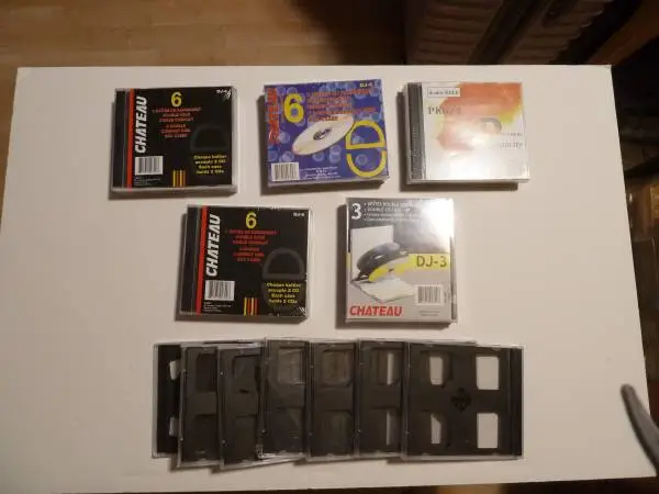 New 22 pieces standard double side CD/DVD cases