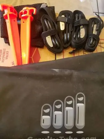 Tie Down Kit with Straps, Bags, and Stakes