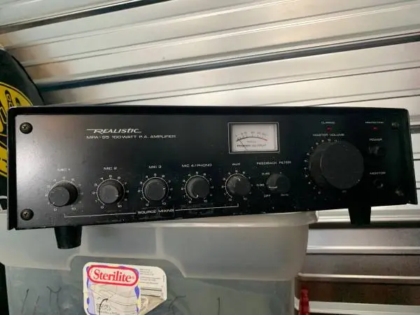 Realistic Amplifier vintage